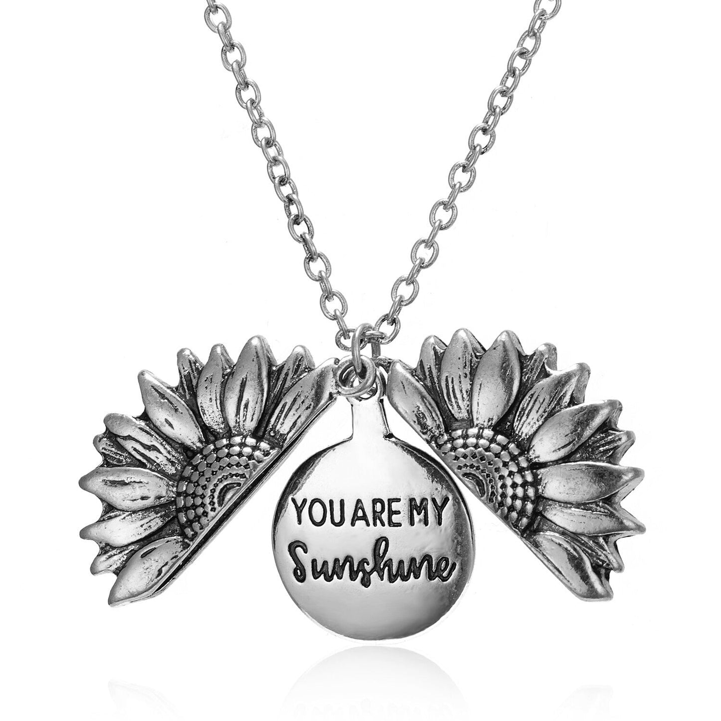 Premium "You Are My Sunshine" Sunflower Necklace