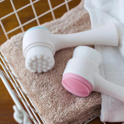 Premium Double-Sided Facial Cleansing Brush