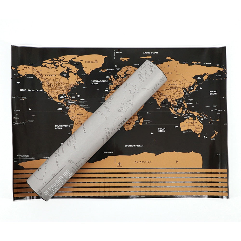 Scratch Off World Map