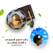 Disk Drive™ Record Player + Scented CD Albums