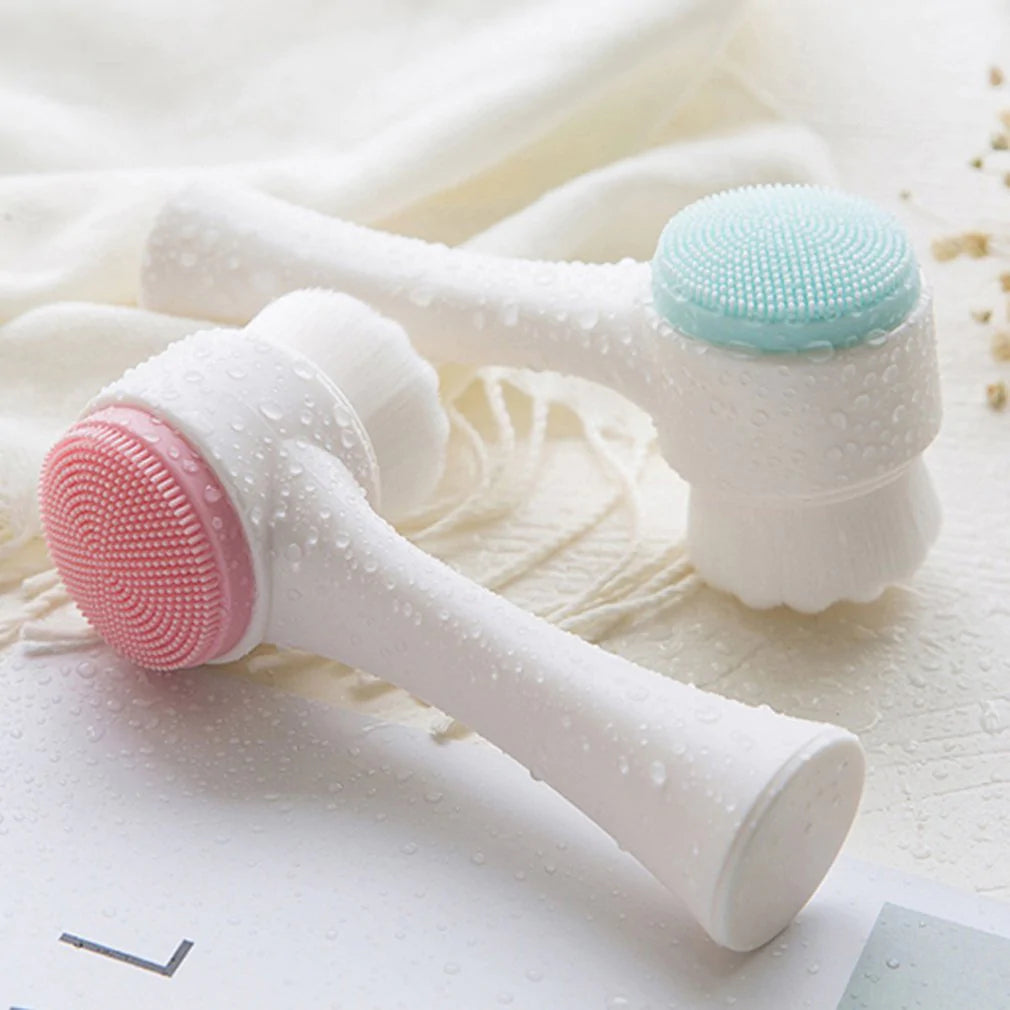 Premium Double-Sided Facial Cleansing Brush