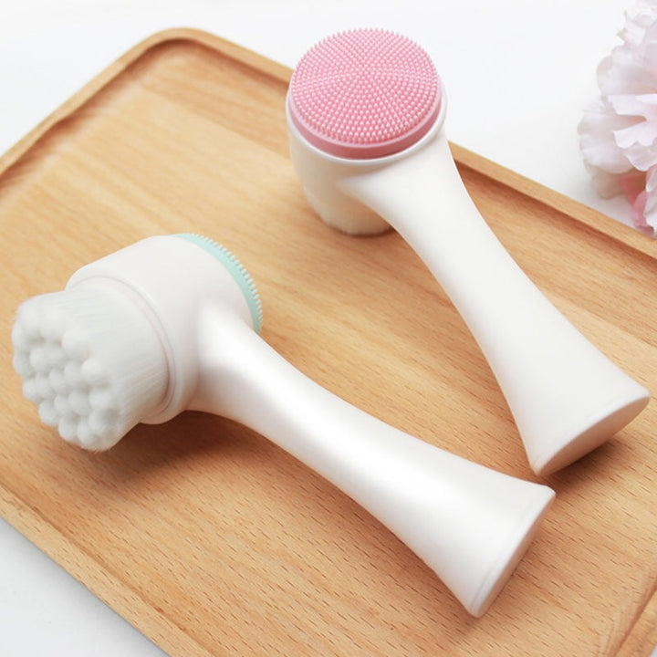 Premium Double-Sided Facial Cleansing Brush